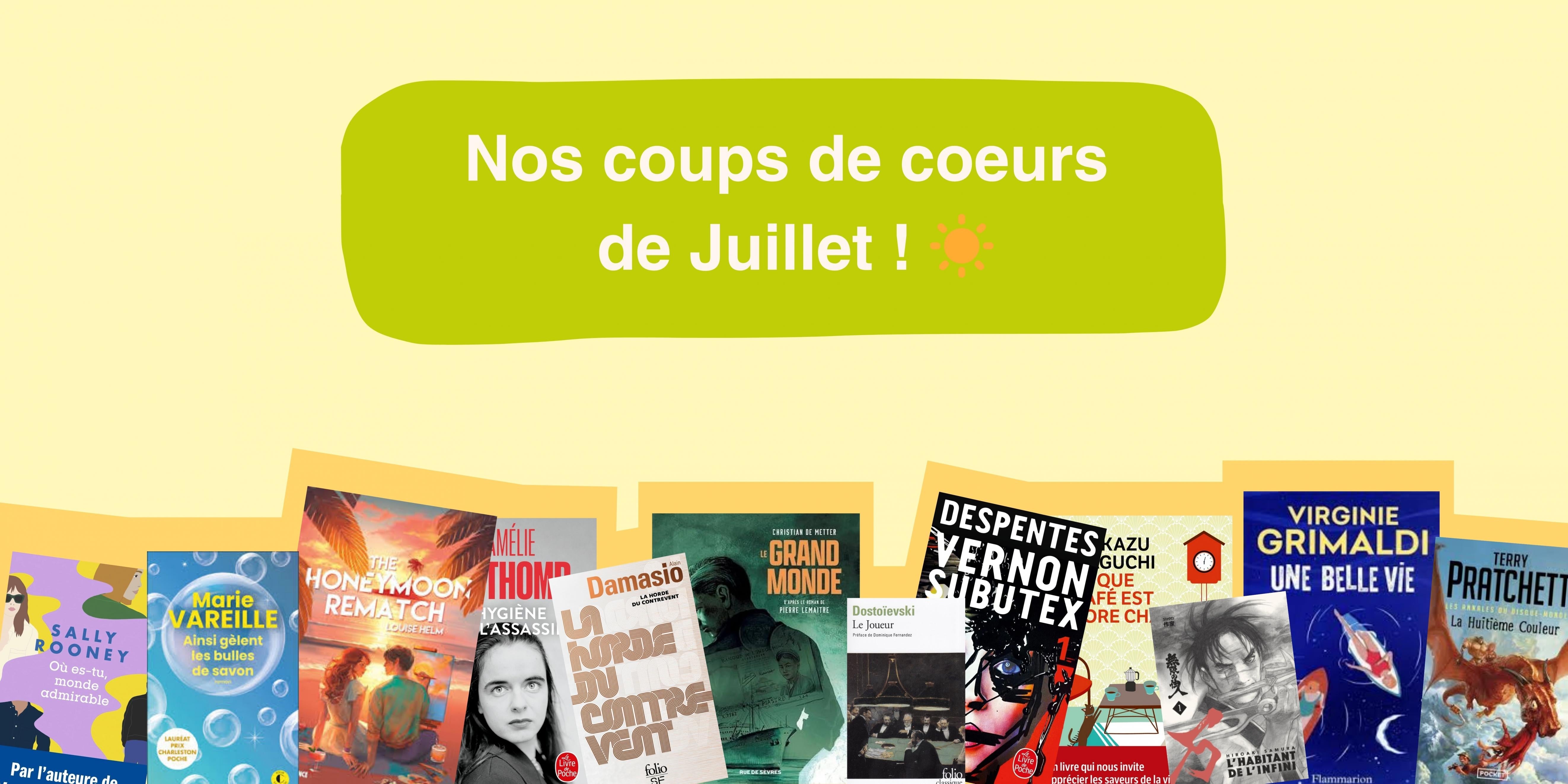 Les coups de cœur culturels de l'équipe – Juillet 2025 ☀️📚🎧