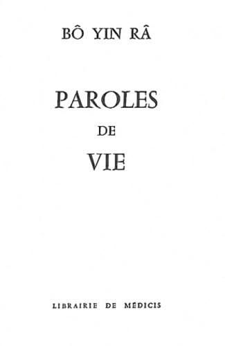 PAROLE DE VIE 9782913967106