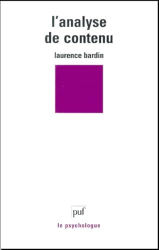 L'Analyse de contenu 9782130516590