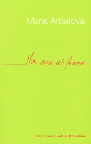 MON NOM EST FEMME 9782877112314