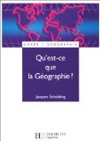 Qu'est-ce que la géographie ? 9782010198236