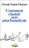 Comment choisir son psychanalyste 9782020094498