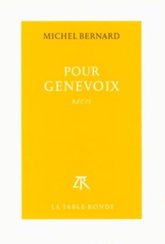 Pour Genevoix 9782710368793