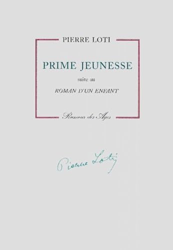 Prime jeunesse suite au Roman d'un enfant 9782843270222