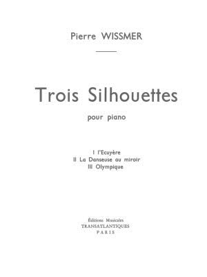Pierre wissmer: 3 silhouettes piano 5020679161166