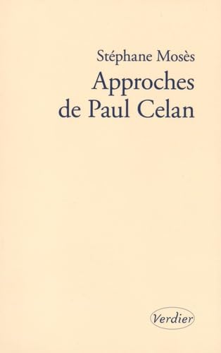 Approches de Paul Celan (0000) 9782864328254