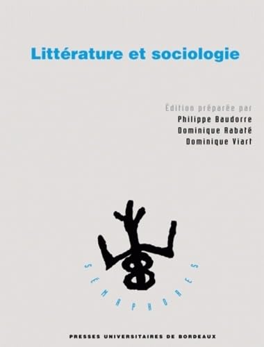 littérature et sociologie 9782867814563