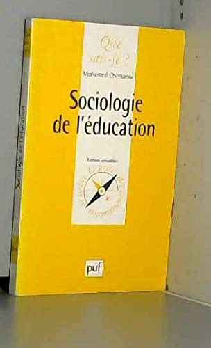 Sociologie de l'éducation 9782130453499