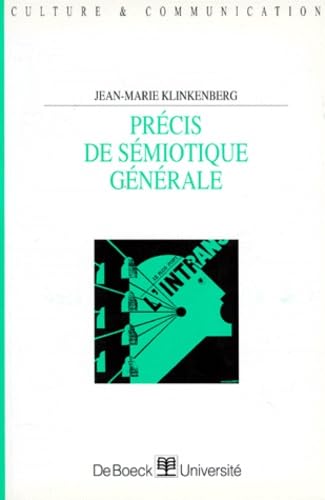 Précis de sémiotique générale 9782804117429