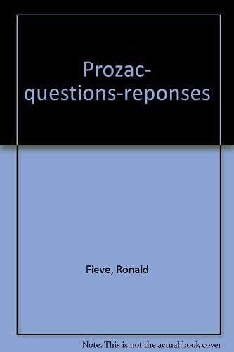Prozac, questions-réponses 9782501021838