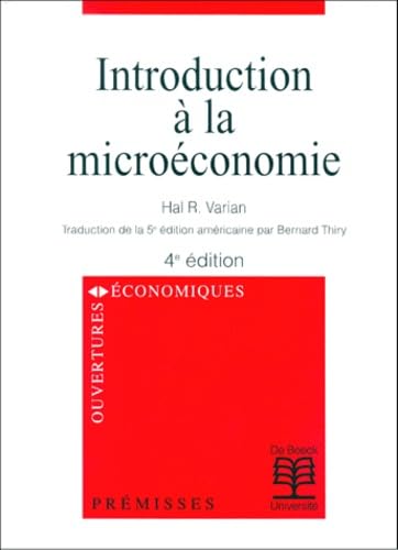 Introduction à la microéconomie 9782744501012