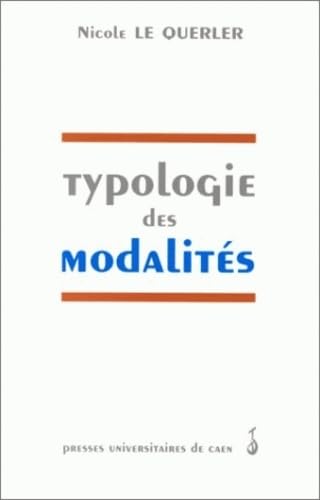 Typologie des modalités 9782841330546