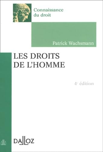 Les droits de l'homme 9782247045563