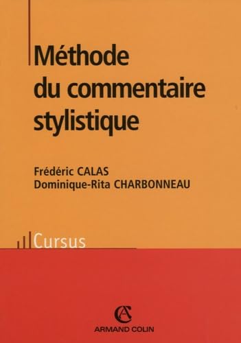 Méthode du commentaire stylistique 9782200342968