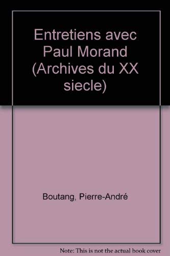 Entretiens: Avec Jean José Marchand 9782710303909