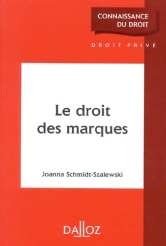 Le droit des marques 9782247029341