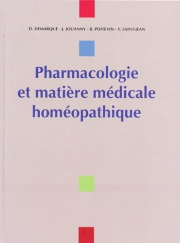 Pharmacologie et matière médicale homéopathique 9782857421054