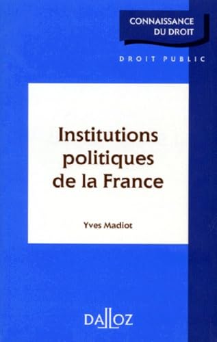 Institutions politiques de la France, 1995 9782247018895