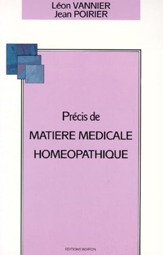 Précis de matière médicale homéopathique 9782857420675