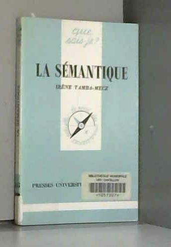 La Sémantique 9782130433163