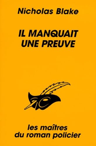 Il manquait une preuve 9782702427446