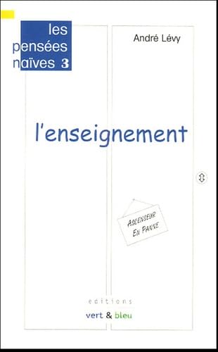 L'enseignement 9782848890036