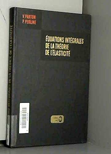 Equations intégrales de la théorie de l'élasticité
