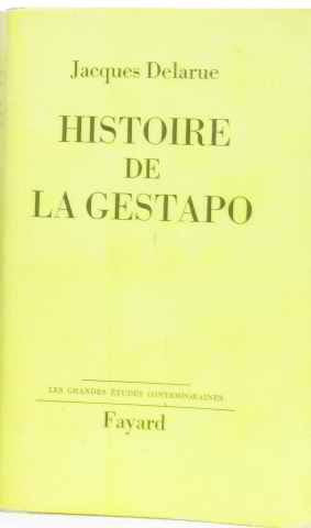 Histoire de la gestapo in-8° br.