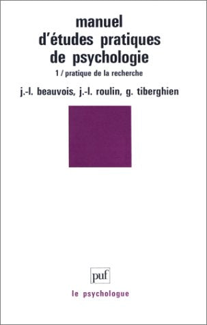 Manuel d'études pratiques de psychologie 9782130466970