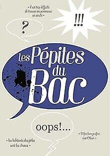 Les pépites du bac 9782298084993