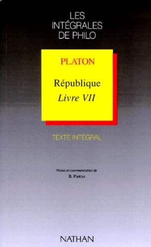 La Republique, livre VII 9782091758640