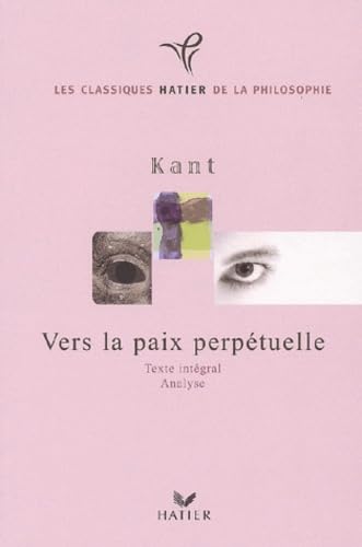 Vers le paix perpétuelle 9782218729669