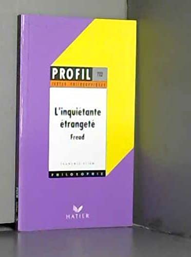 L'inquiétante étrangeté 9782218068133