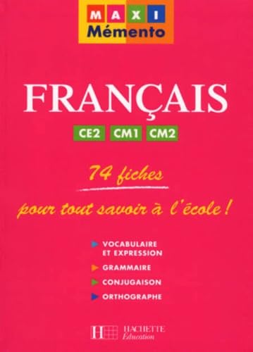Francais Ce2/Cm1/Cm2 9782011679451