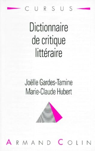 Dictionnaire de critique littéraire 9782200217013