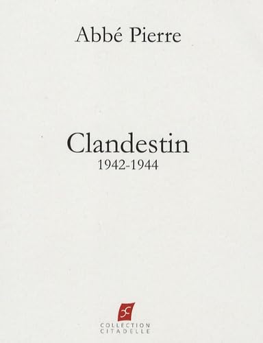 Clandestin (1942-1944) 9782952206938