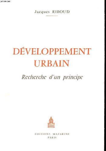 DEVELOPPEMENT URBAIN - RECHERCHE D'UN PRINCIPE - COMPLEXE URBAIN EN GRAPPE