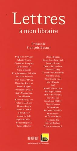Lettres à mon libraire 9782812600784