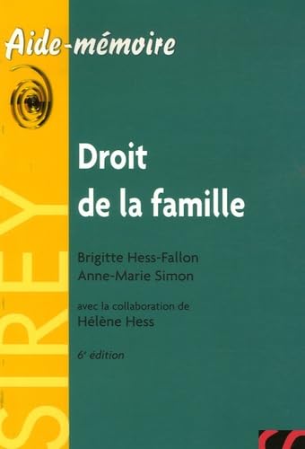 Droit de la famille 9782247068234