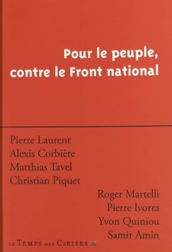 Pour le peuple, contre le Front national 9782370710574