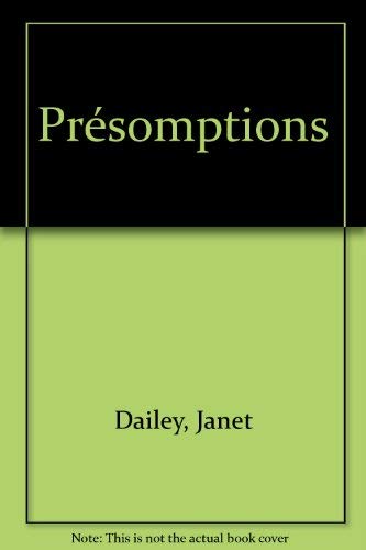 Présomptions 9782258044586