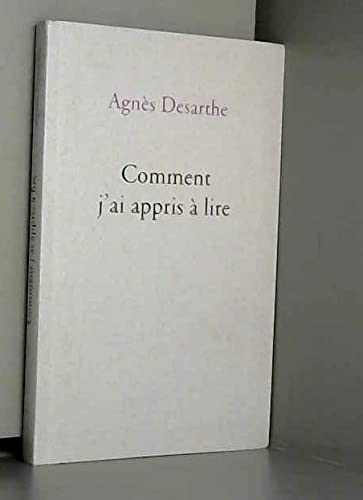 Comment J'ai Appris à Lire 9782286098490