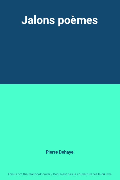 Jalons poèmes