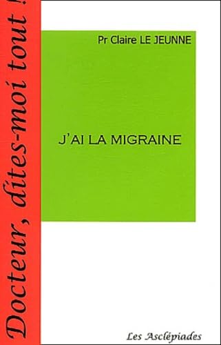 J'ai la migraine 9782915238068
