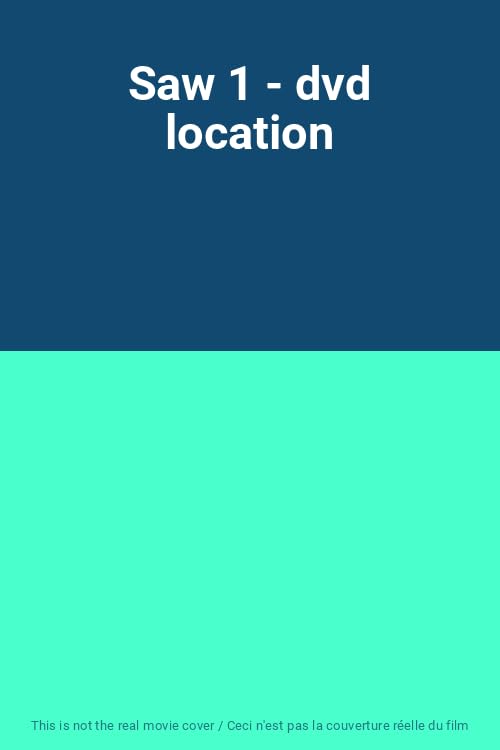 Saw 1 - dvd location 3512391415877