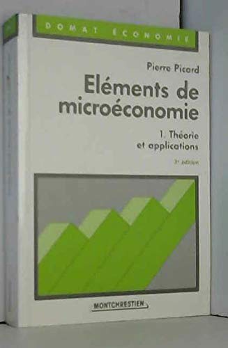 Elements de microeconomie / theorie et applications 9782707605085