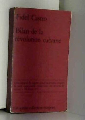 Bilan De La Révolution Cubaine 9782707108487