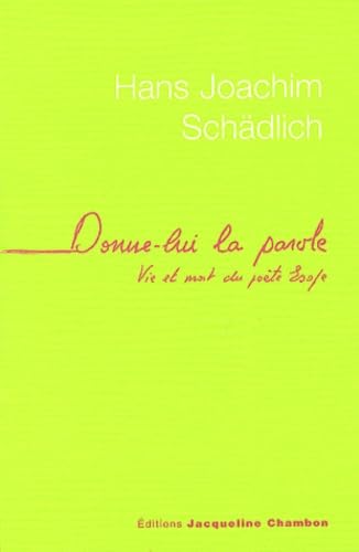 DONNE-LUI LA PAROLE 9782877112413