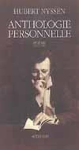 Anthologie Personnelle 9782868696502