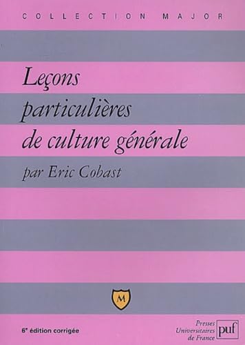 Leçons particulières de culture générale 9782130524540